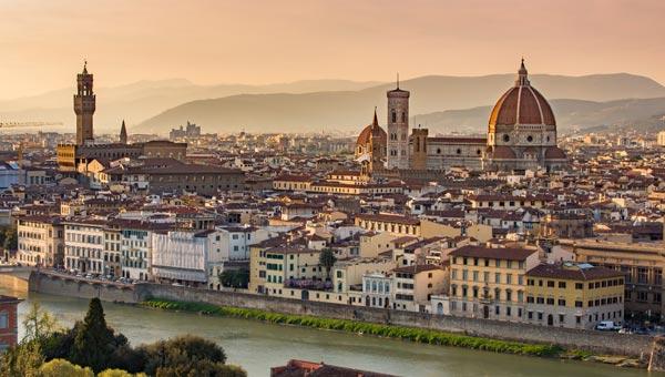 Firenze: città dell'arte e dell'architettura, culla del Rinascimento.