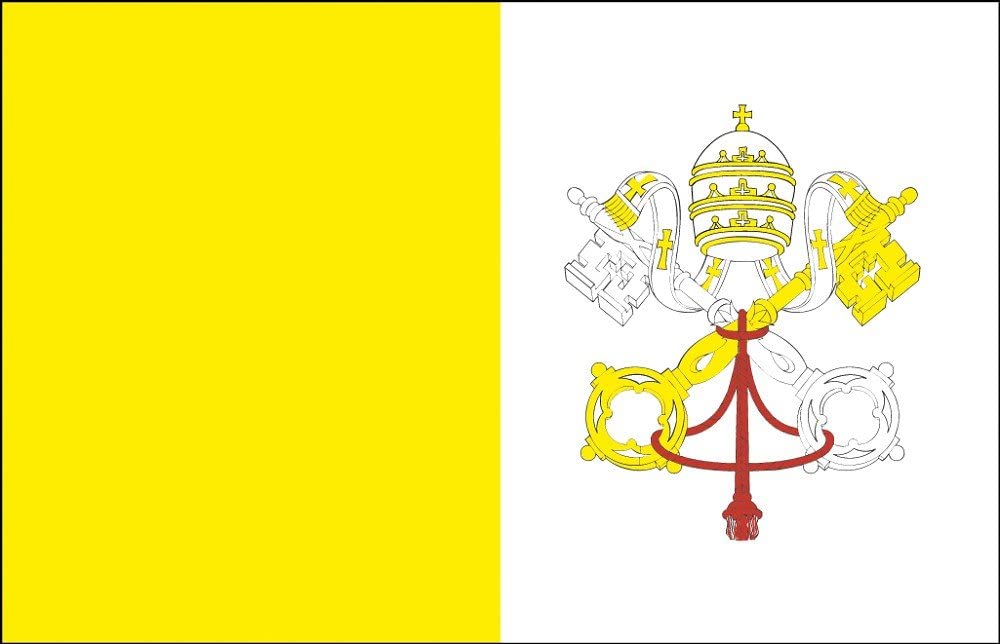 bandiera della città del vaticano
