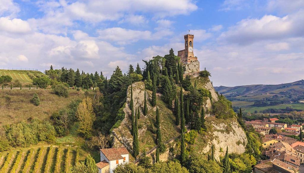 Brisighella Tower in Emilia Romagna