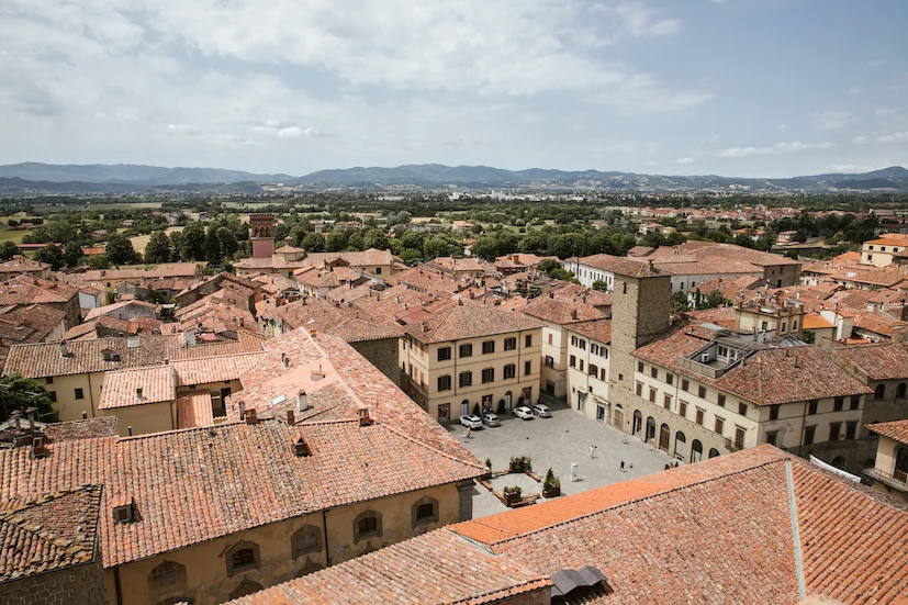 Sansepolcro piazza Torre di Berta