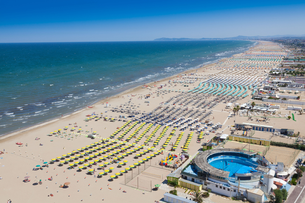 La spiaggia per la vostra vacanza estiva 
a Rimini
