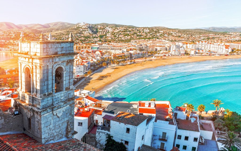 coastal town in Spain seaside