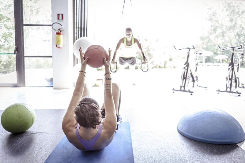 Sala fitness e attrezzi Technogym