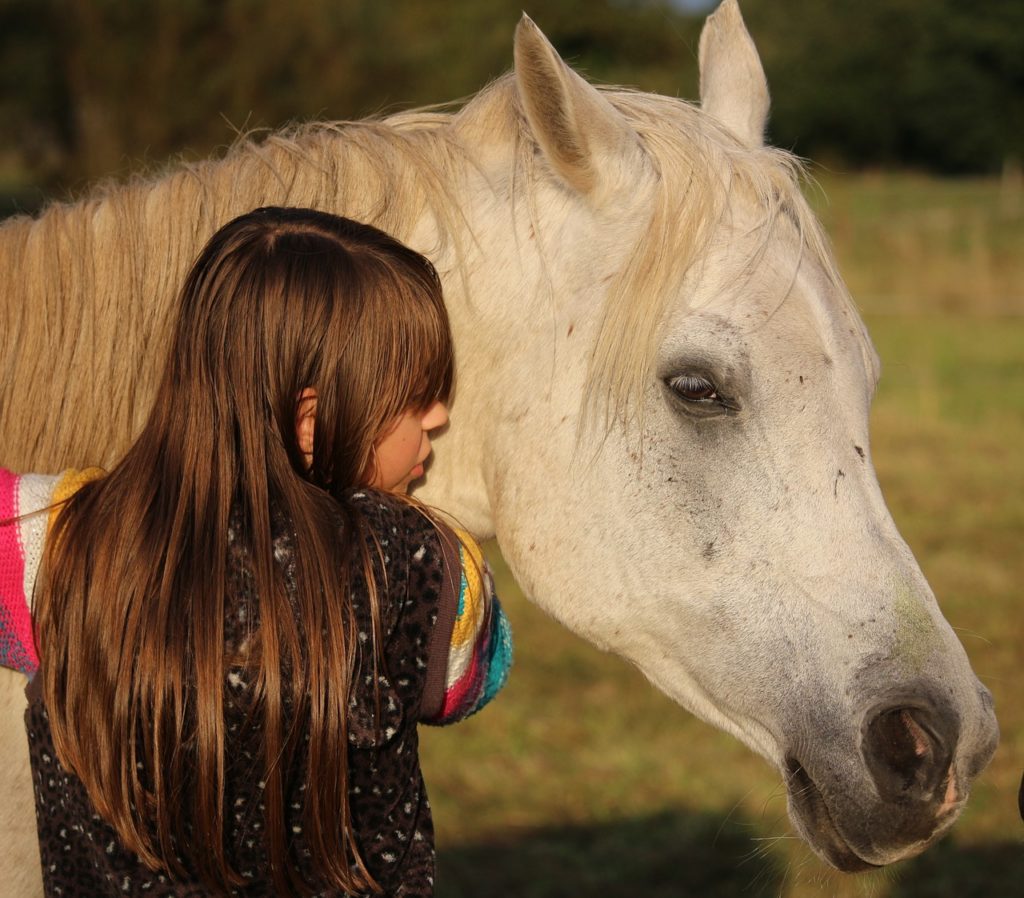 bambina con cavallo