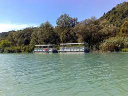 L'approdo del battello situato nella riserva Naturale Tevere-Farfa di Nazzano