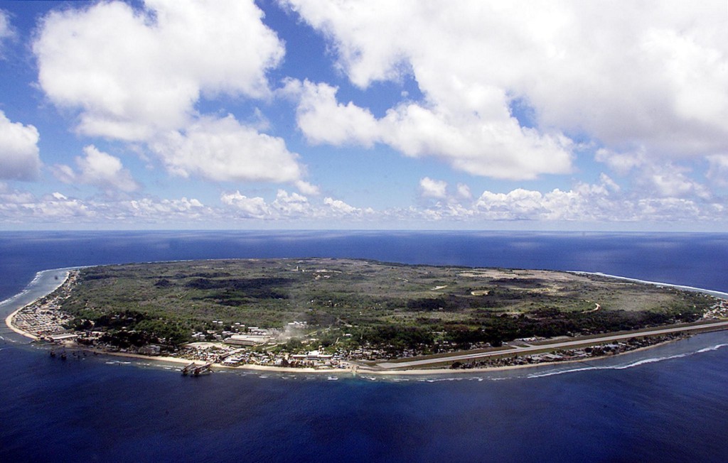 vista di nauru dall'alto