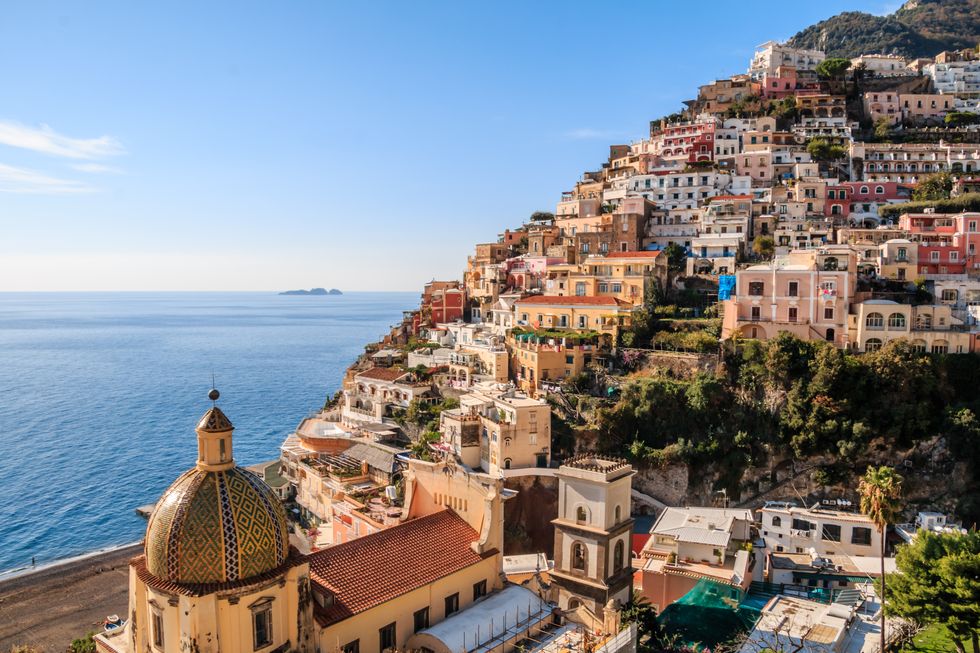 Positano con i suoi colori mozzafiato