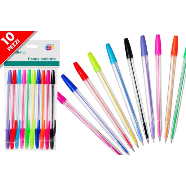 set di penne colorate